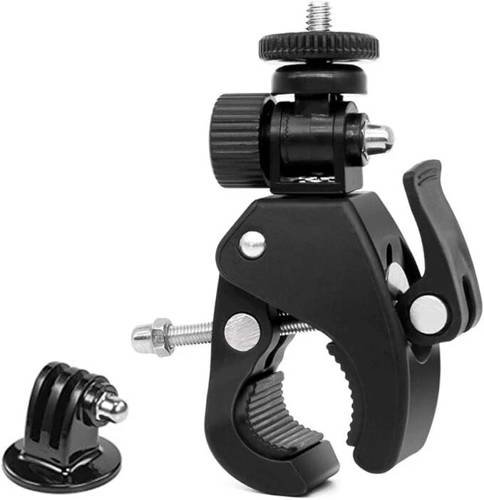 Handlebar Clamp Bracket Tripod Mount fo GoPro or Standard Camera